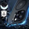 Husa pentru iPhone 16 Pro + Folie - ESR Classic Hybrid HaloLock - Frosted Neagra