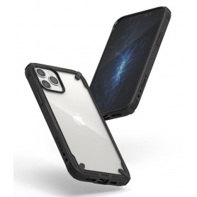 Husa iPhone 12 / iPhone 12 Pro - Ringke Fusion X, Neagra