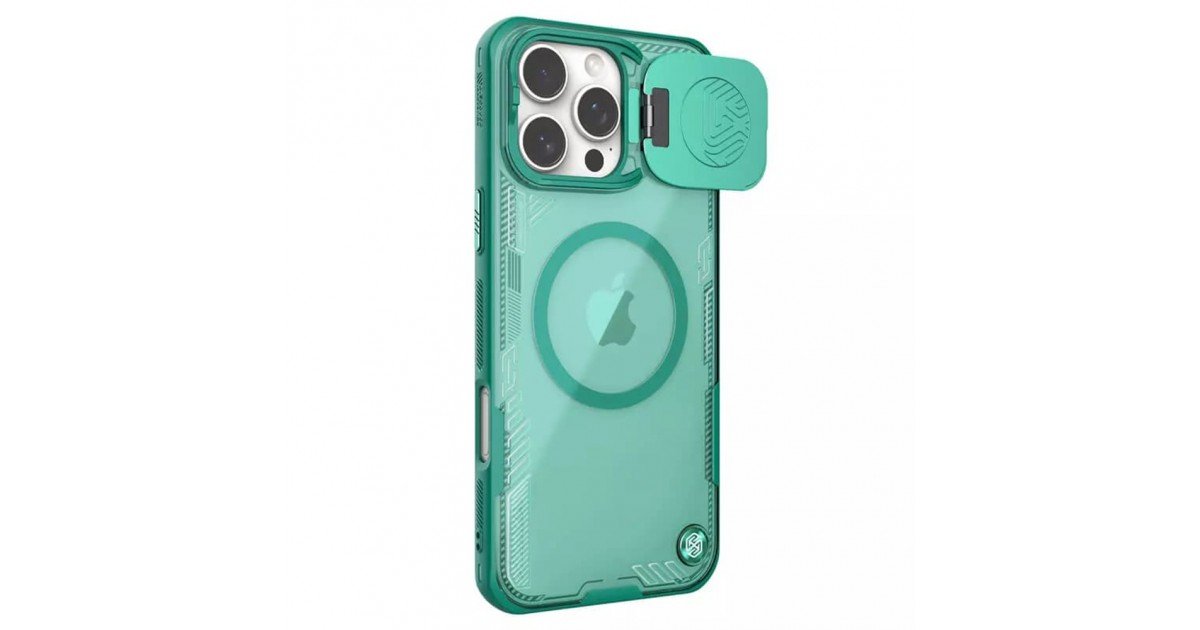 Husa pentru iPhone 16 Pro Max - Nillkin Iceblade Prop Magnetic (without Camera Cutout) - Verde