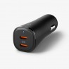 Incarcator Auto 2x Type-C Fast Charging 50W - Spigen Arcstation Essential (EV502) - Negru