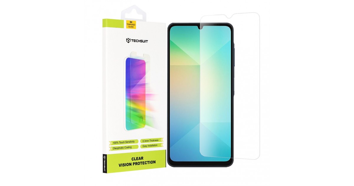 Folie pentru Samsung Galaxy A06 - Techsuit Clear Vision Glass - Transparent