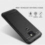 Husa Carcasa Spate pentru Motorola Moto E7 Plus / Moto G9 Play - Tpu Carbon Design - Neagra