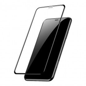 Folie Protectie Ecran pentru iPhone XS Max / iPhone 11 Pro Max - (6,5 inchi), Sticla securizata, Full 3D 0.33mm, Negru