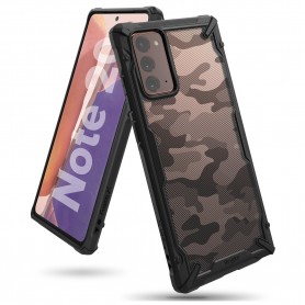 Husa Carcasa Spate pentru Samsung Galaxy Note 20 / Galaxy Note 20 5G - Ringke Fusion X Design Camo, Neagra