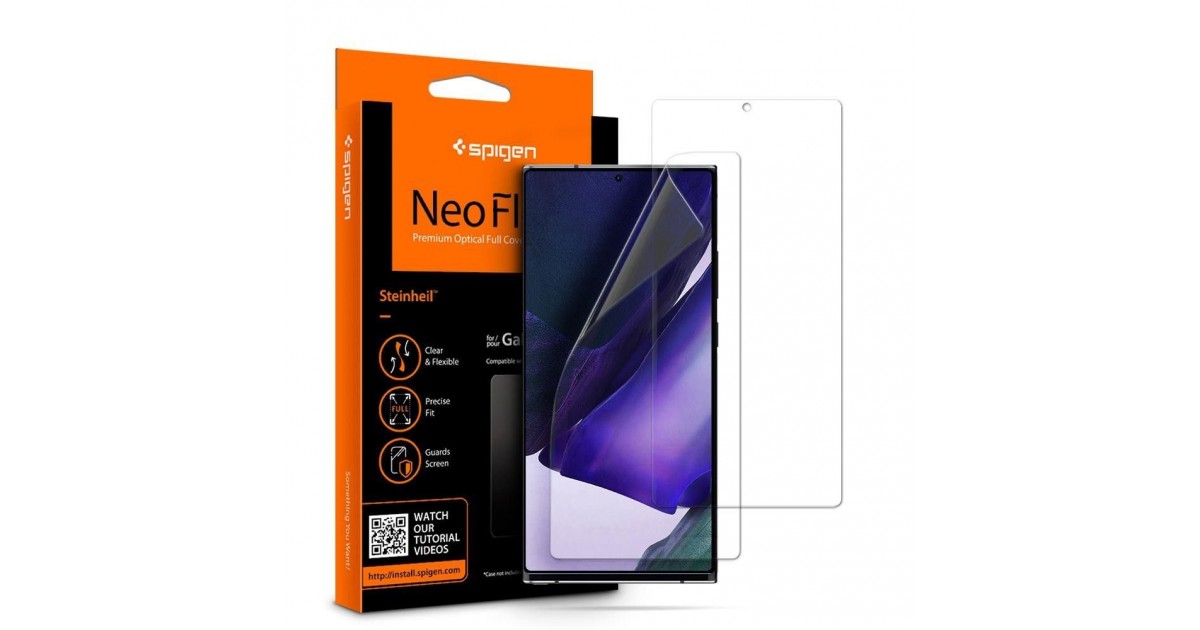 Folie Samsung Galaxy Note 20 Ultra - Spigen Neo Flex HD - Clear [ 2 bucati ]