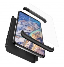 Husa iPhone 12 Pro Max - Gradient Glass, Galben cu Roz