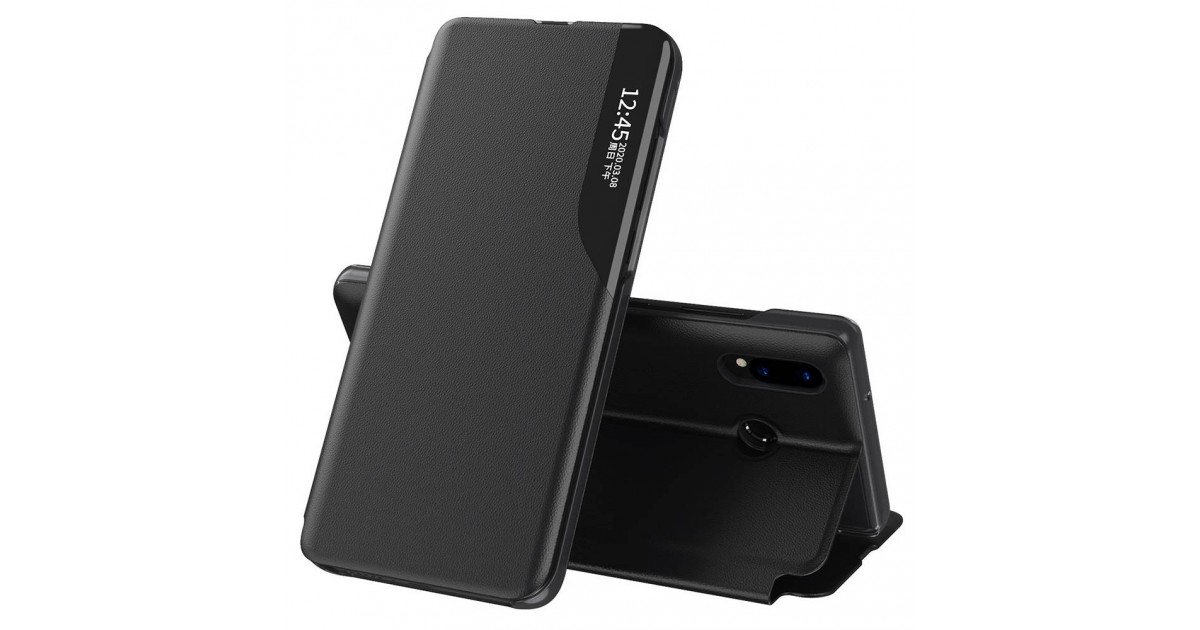 Husa pentru  Huawei P20 Lite  - Flip Tip Carte Eco Piele View Stand